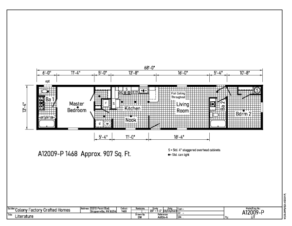 A12009-P Floor Plans