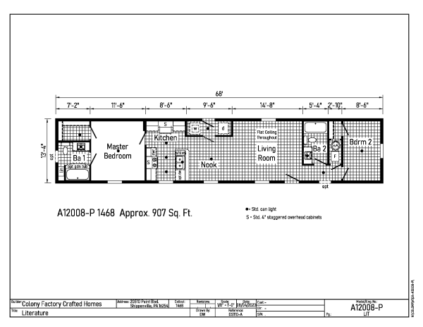 A12008-P Floor Plan