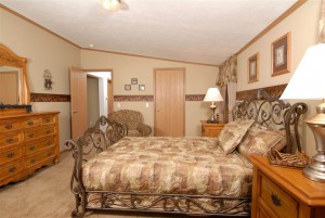 Furnished master bedroom
