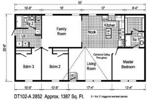 28x52 floor plan