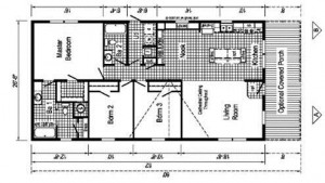 28x60 floor plan