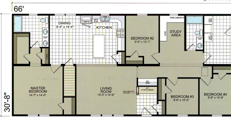 Ranch Style Modular Home | Ranch Mobile Home