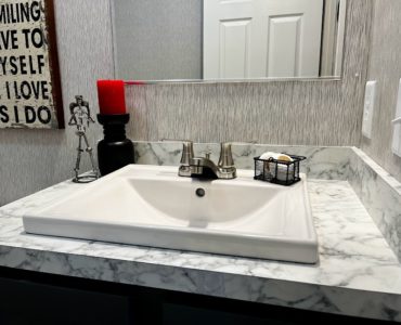 Upgraded Bathroom Sink