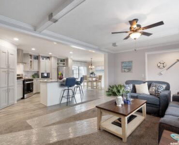 Living room & kitchen