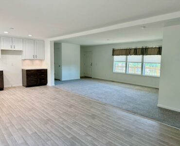 Kitchen and living room